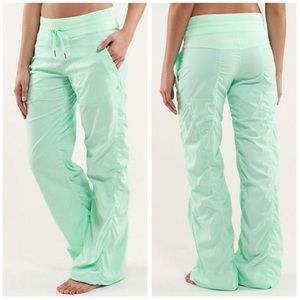 RARE Mint green Lululemon studio pants